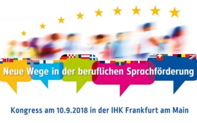 „Neue Wege in der beruflichen Sprachförderung“ Fachkongress 2018​